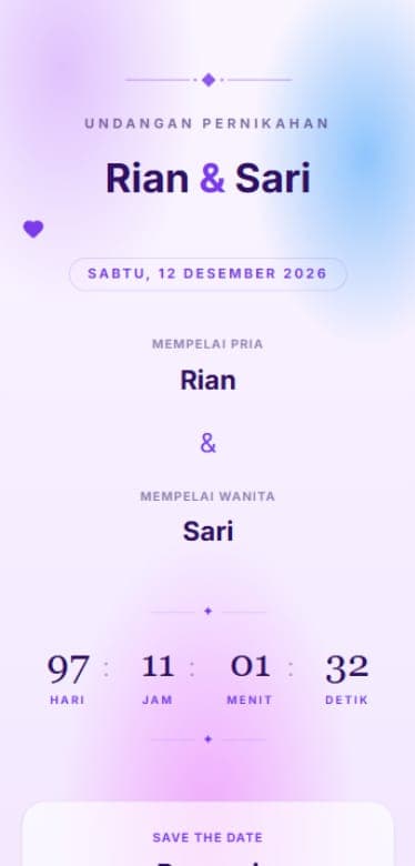 Preview tema Glass Gradient