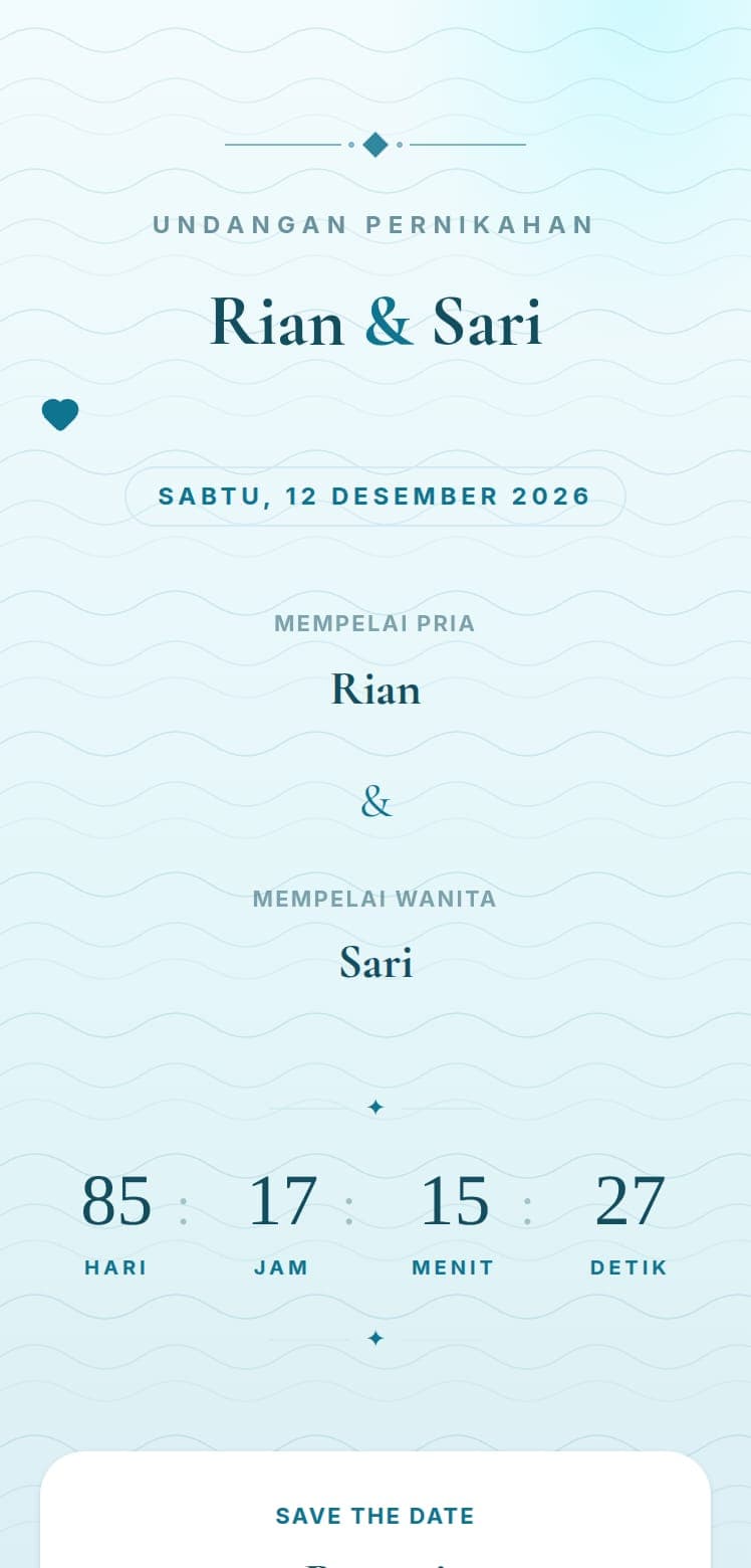 Preview tema Ocean Serene