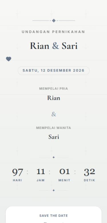Preview tema Memorial Serene