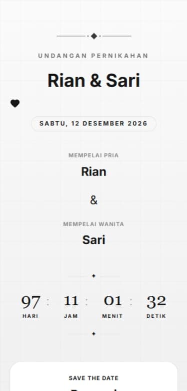 Preview tema Minimal Modern