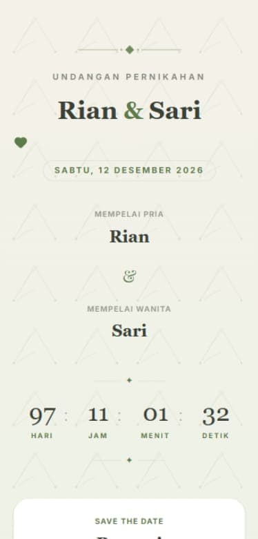 Preview tema Rustic Garden